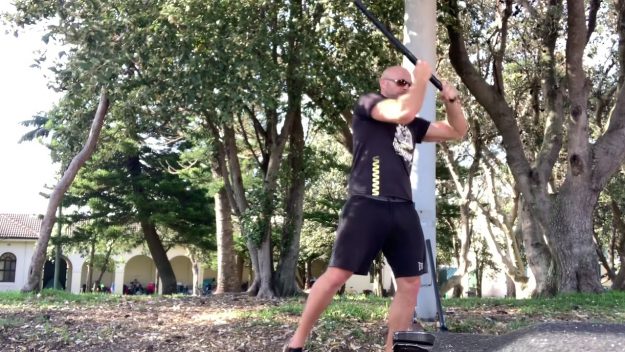 Steel Mace Rotational Core Exercise
