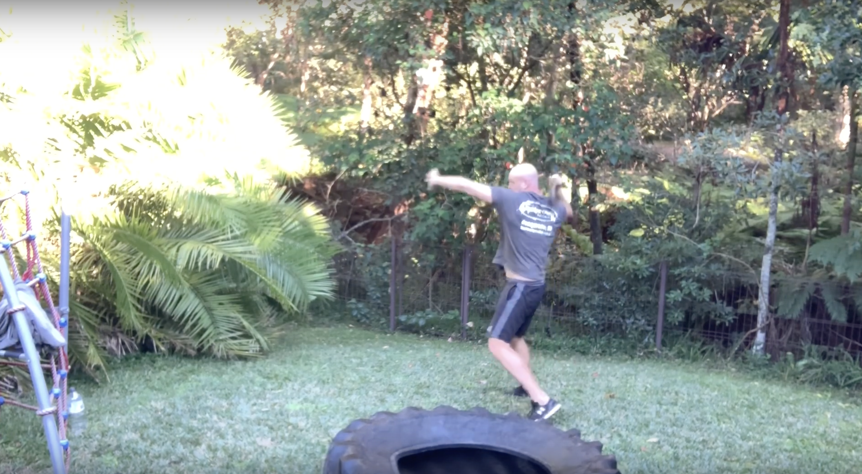 steel mace tyre workout