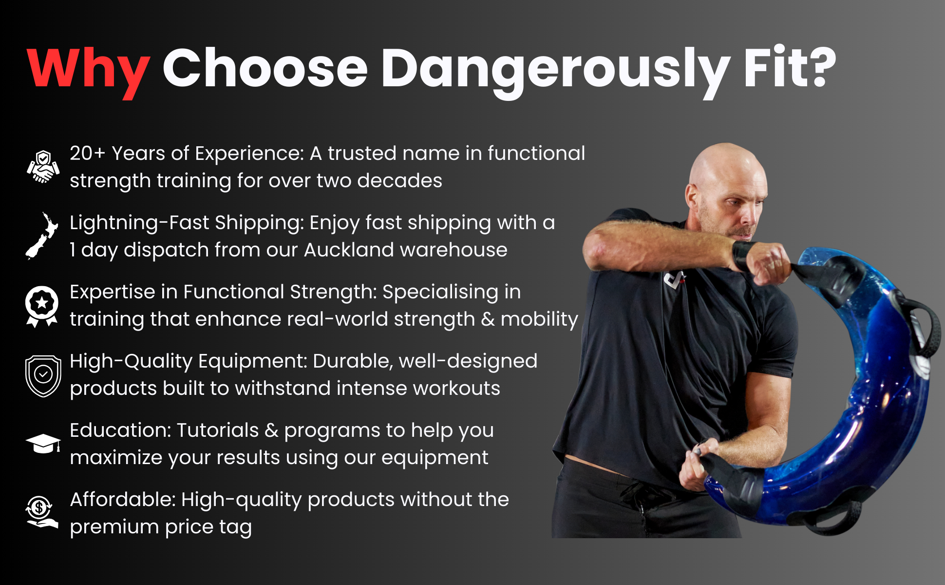 New Zealand Aqua Water Training Bag