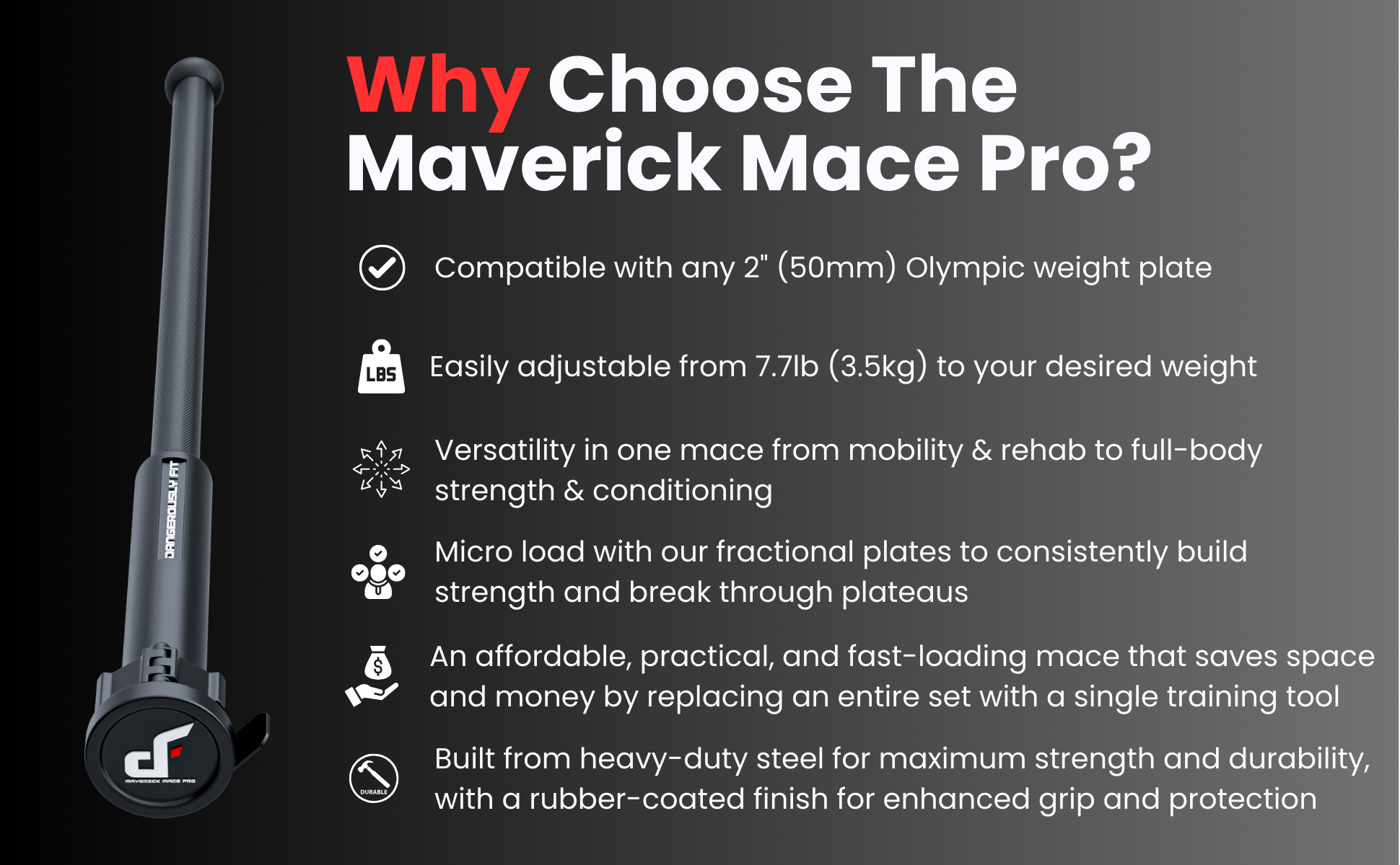 Maverick Mace Pro Macebell